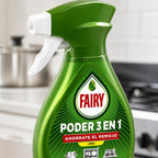 Spray Fairy Poder 3 en 1 Limón | Lava, Limpia y Desengraña | Cocina y Vajilla