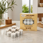 Small Anti-Smoke Candles | Pack of 50 Pcs | Warming Dishes | Parties and Celebrations