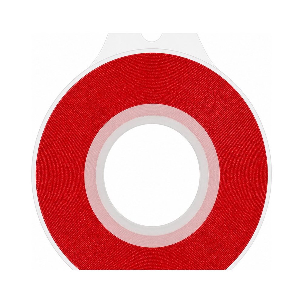 Cinta de Raso Rojo 0.7cm x 25m