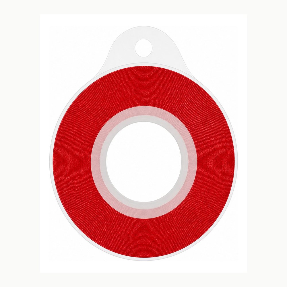 Cinta de Raso Rojo 0.7cm x 25m