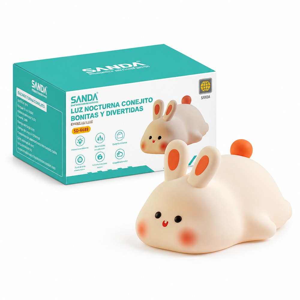 SANDA SD-6689 Bunny Night Light | 1200mAh Battery | 6-10h | Touch