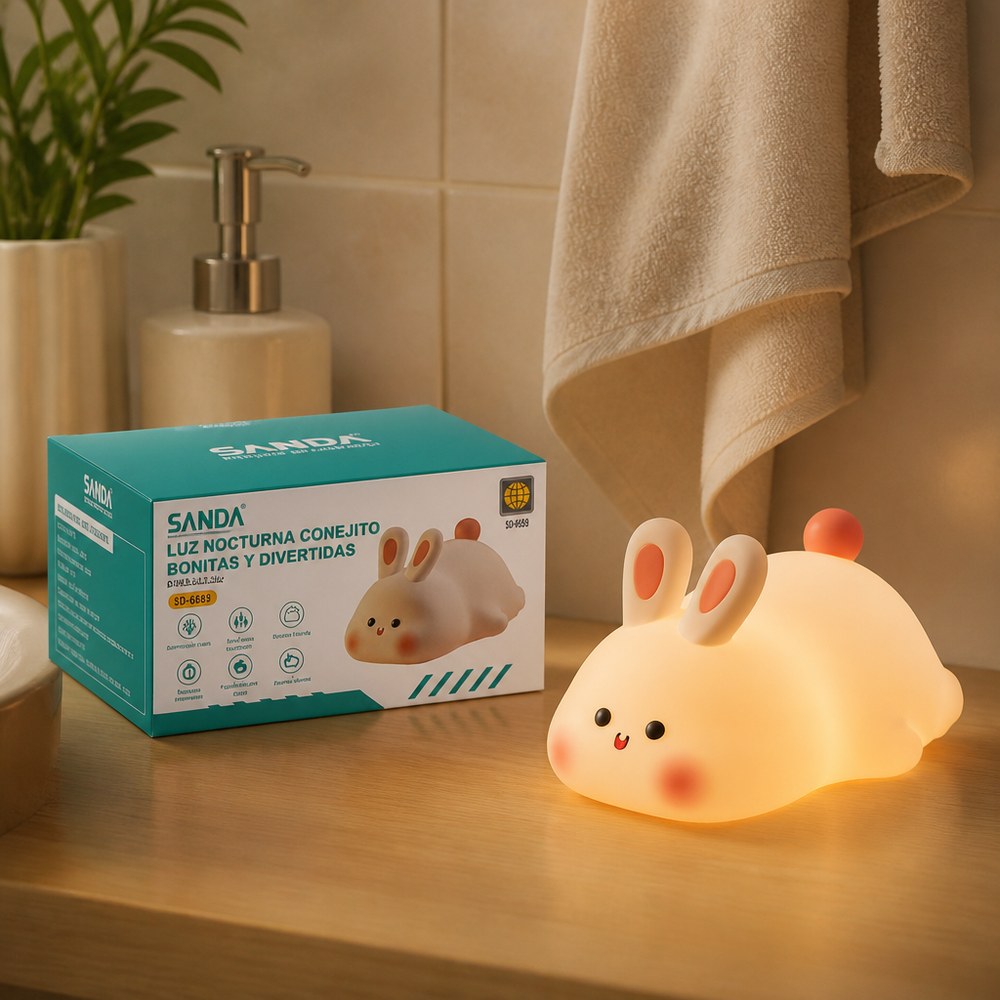 SANDA SD-6689 Bunny Night Light | 1200mAh Battery | 6-10h | Touch