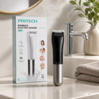 Afeitadora Eléctrica Mujer PRITECH | Color Negro | IPX6 Uso en Ducha | Motor Alta Velocidad