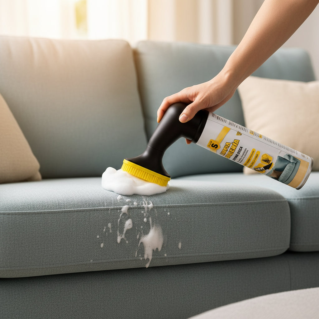 Supra Upholstery Cleaner 450 ml | Dry Foam | Integrated Brush