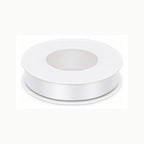 White Satin Ribbon, 1.0 cm x 25 m