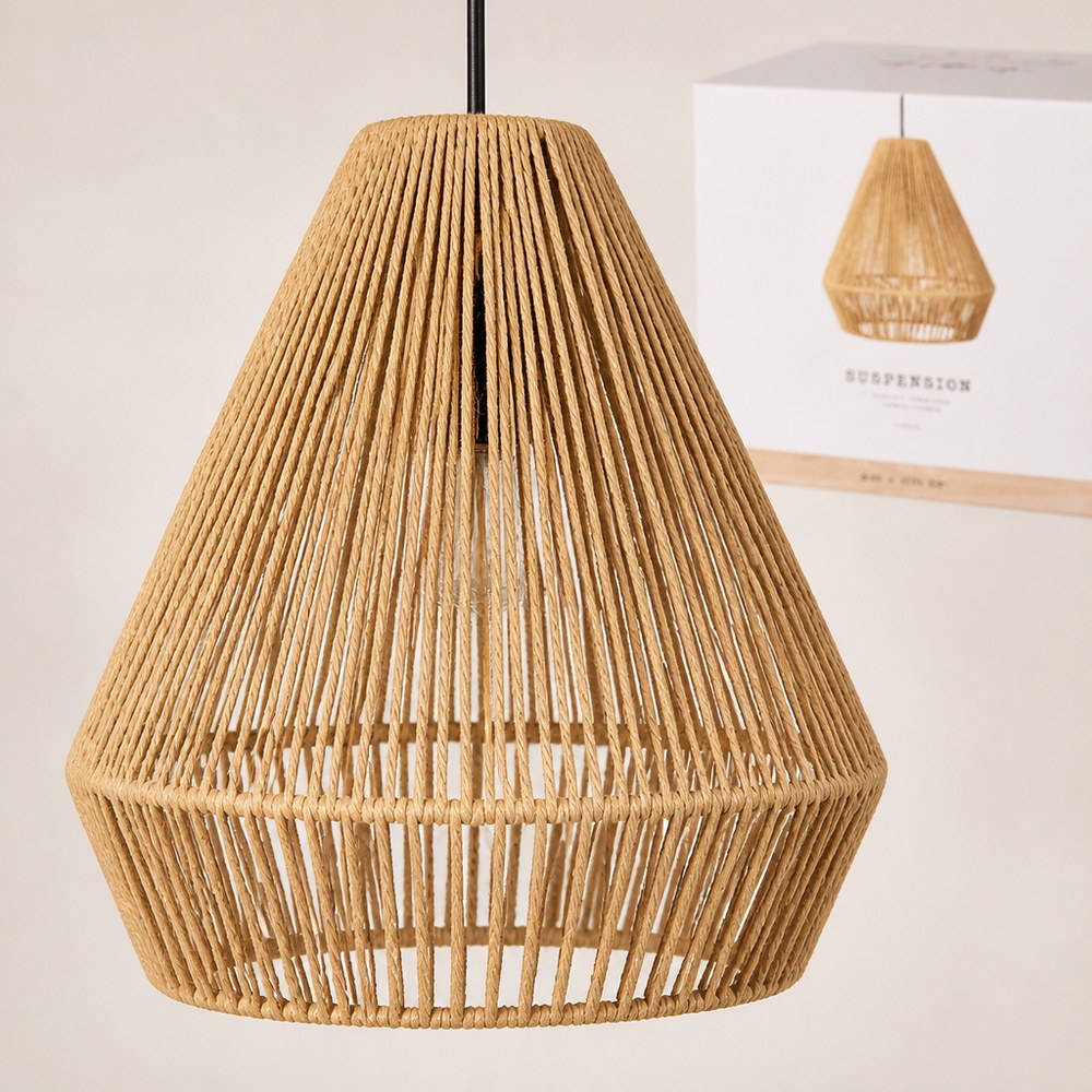 Pendant Lamp Shade | Rustic Style | Natural Materials