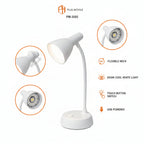 White Table Lamp | Minimalist Design | Desk and Bedside Table