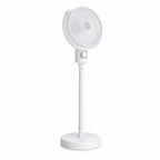 White Pedestal Fan | Quiet and Compact | Home and Office