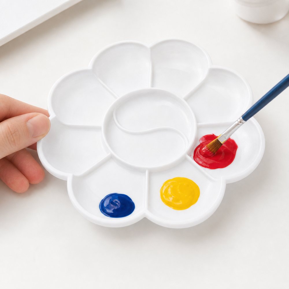 Paleta para Pintar de Flor