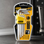 Medium flat-head hex key set