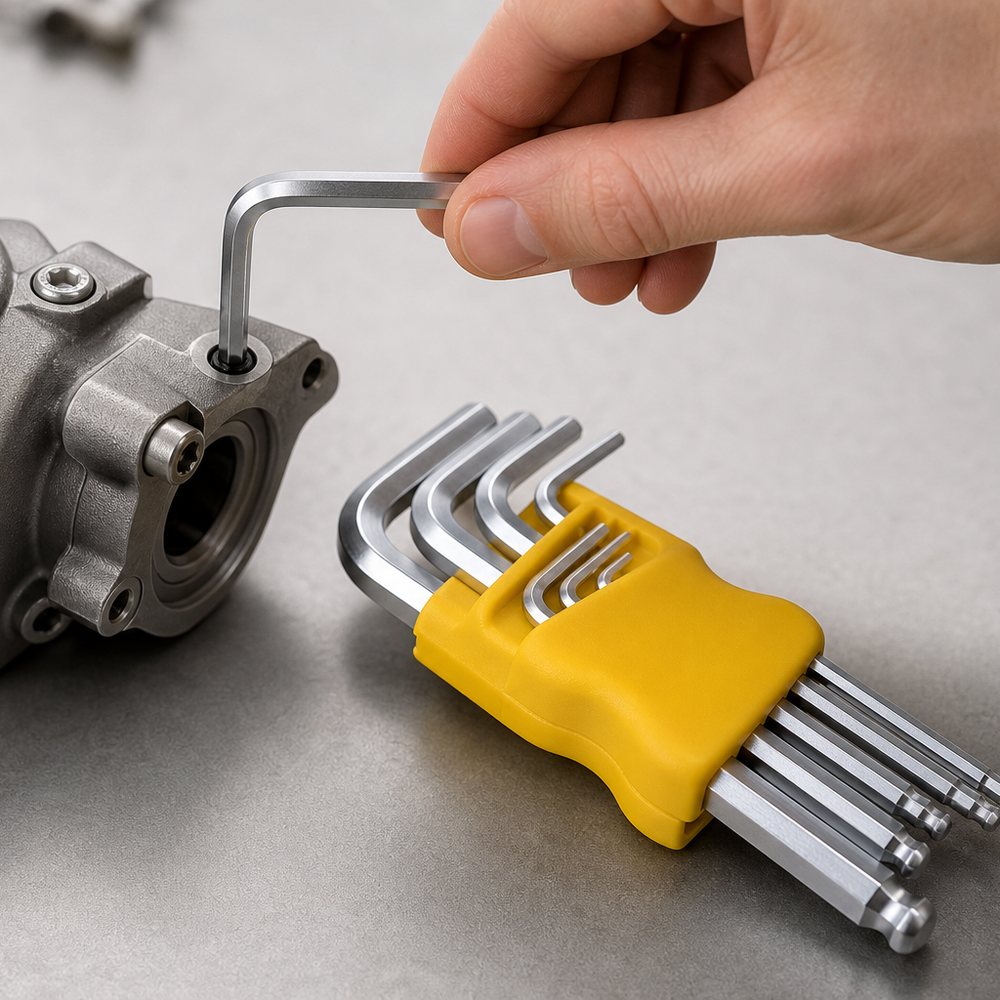 Medium ball-end Allen key set