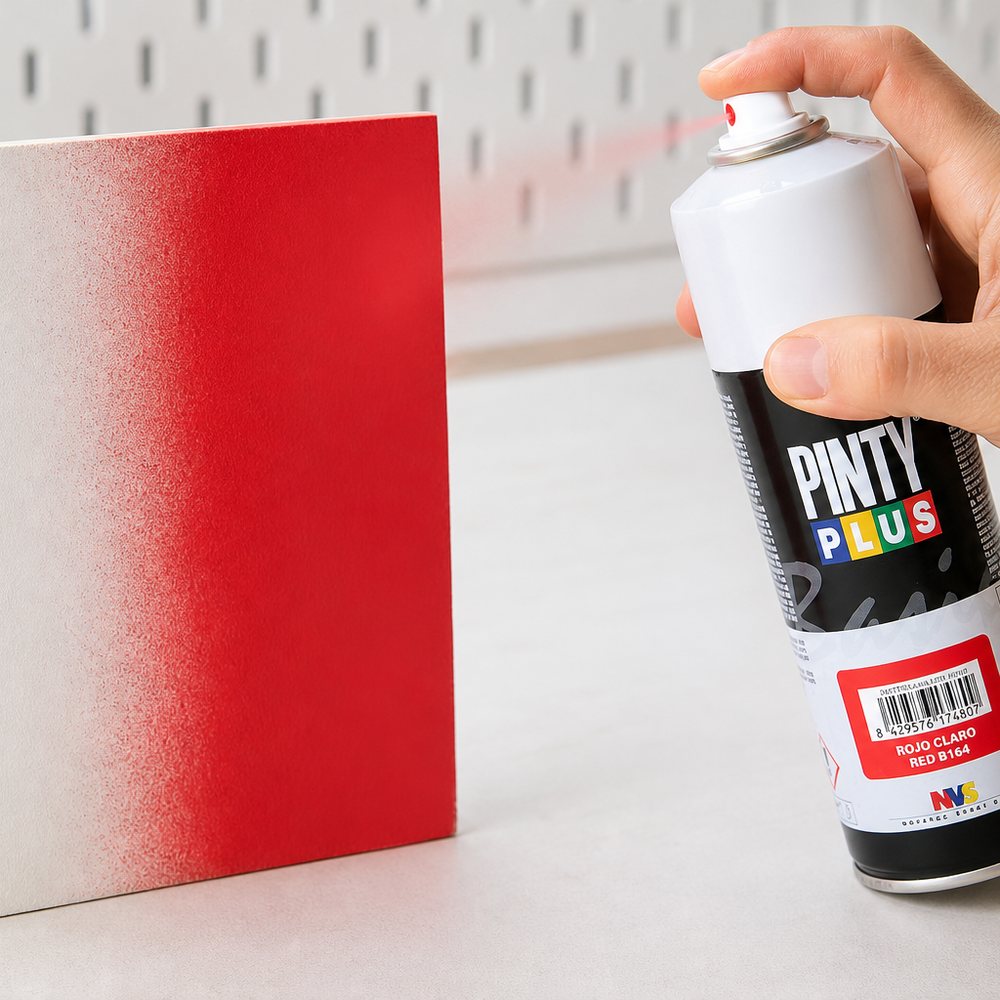 Pintura Spray Rojo Claro 123 Pinty Plus
