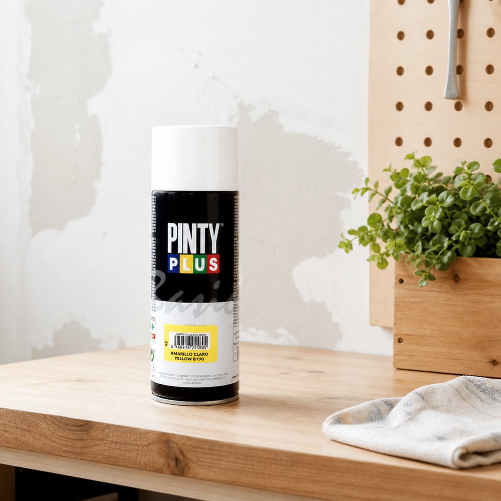 Pintura en Spray Amarillo Claro 126 Pinty Plus