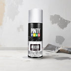 Spray Pintura Negro Satinado Pintyplus Basic | 270 ml | Interior y Exterior | Madera Metal Plástico