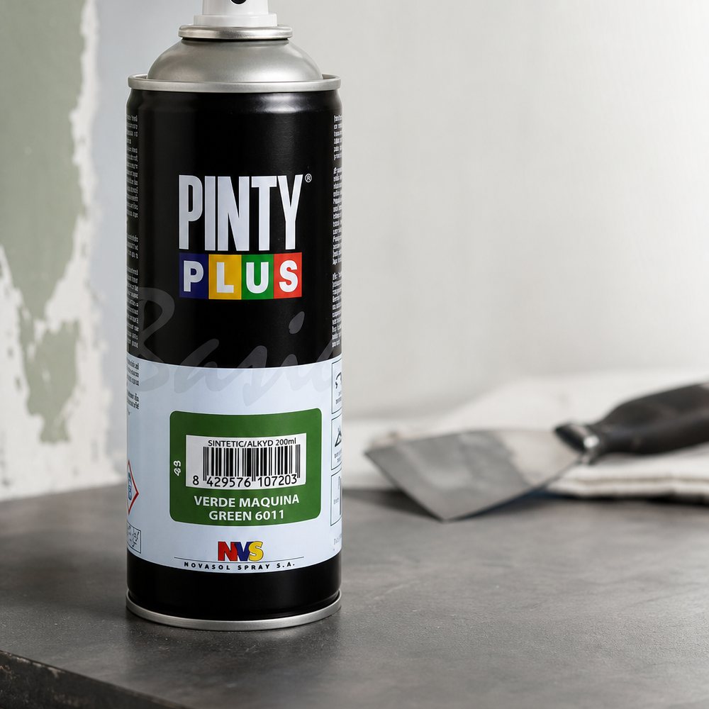 Pintura en Spray Verde Maquina Pinty Plus