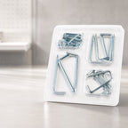 Set of 22 screw hooks