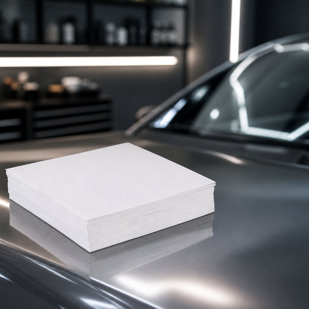 Papel de apuntes sin adhesivo, completamente en blanco