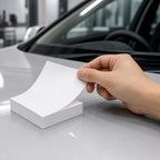 Papel de apuntes sin adhesivo, completamente en blanco