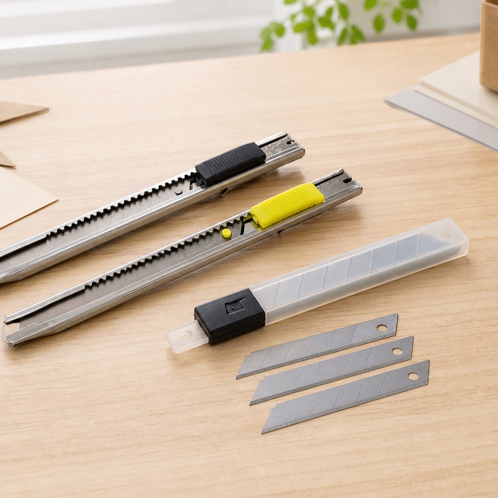 Láminas de Cuchillo de Oficina de Acero Inoxidable